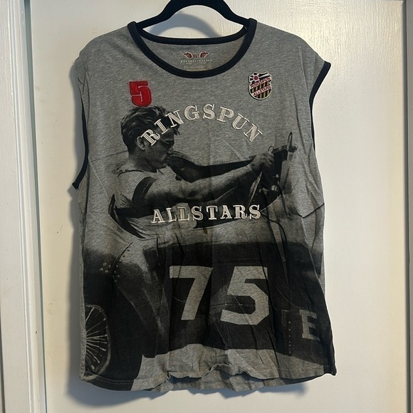 Vintage James Dean Ringspun Allstars vintage James Dean Tank  Top XXL - Picture 1 of 5